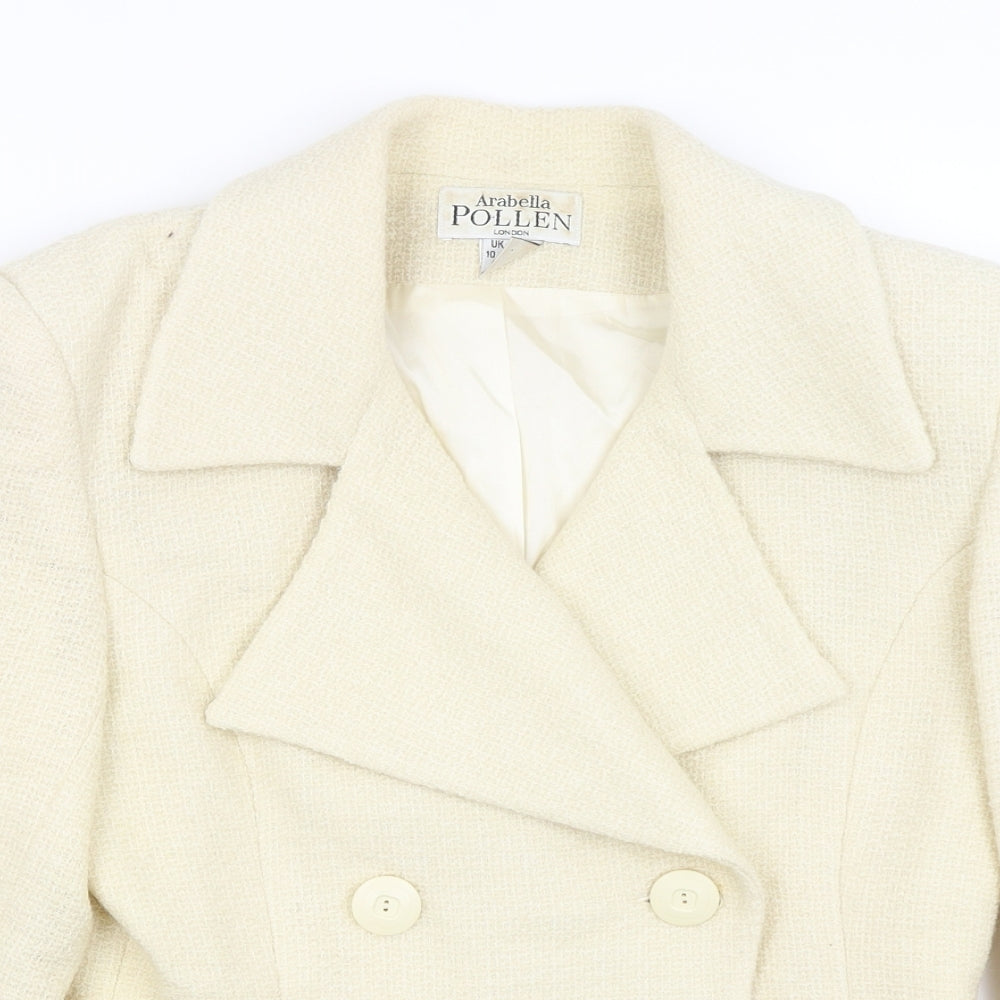 Arabella Pollen Womens Yellow   Jacket Blazer Size 10