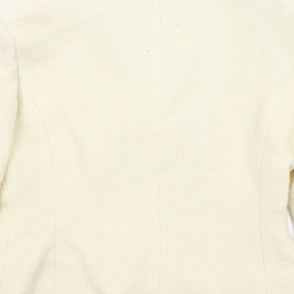 Arabella Pollen Womens Yellow   Jacket Blazer Size 10