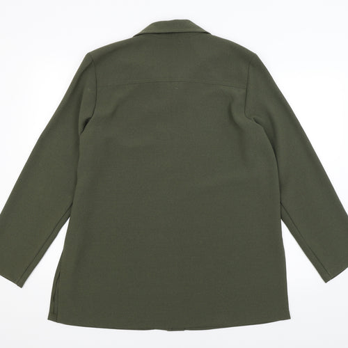 Holmewood Womens Green   Basic Button-Up Size 16
