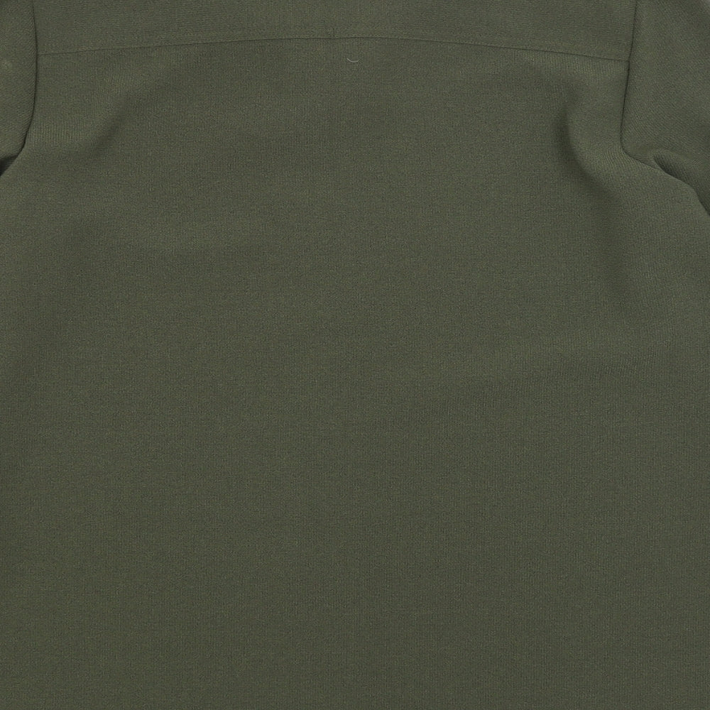 Holmewood Womens Green   Basic Button-Up Size 16