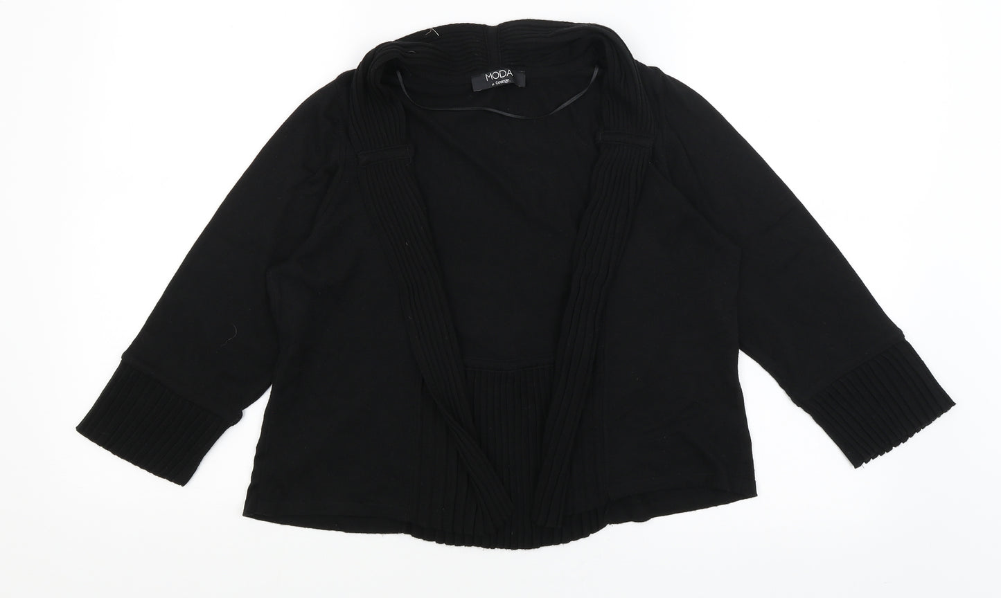 George Womens Black   Wrap Jumper Size 14