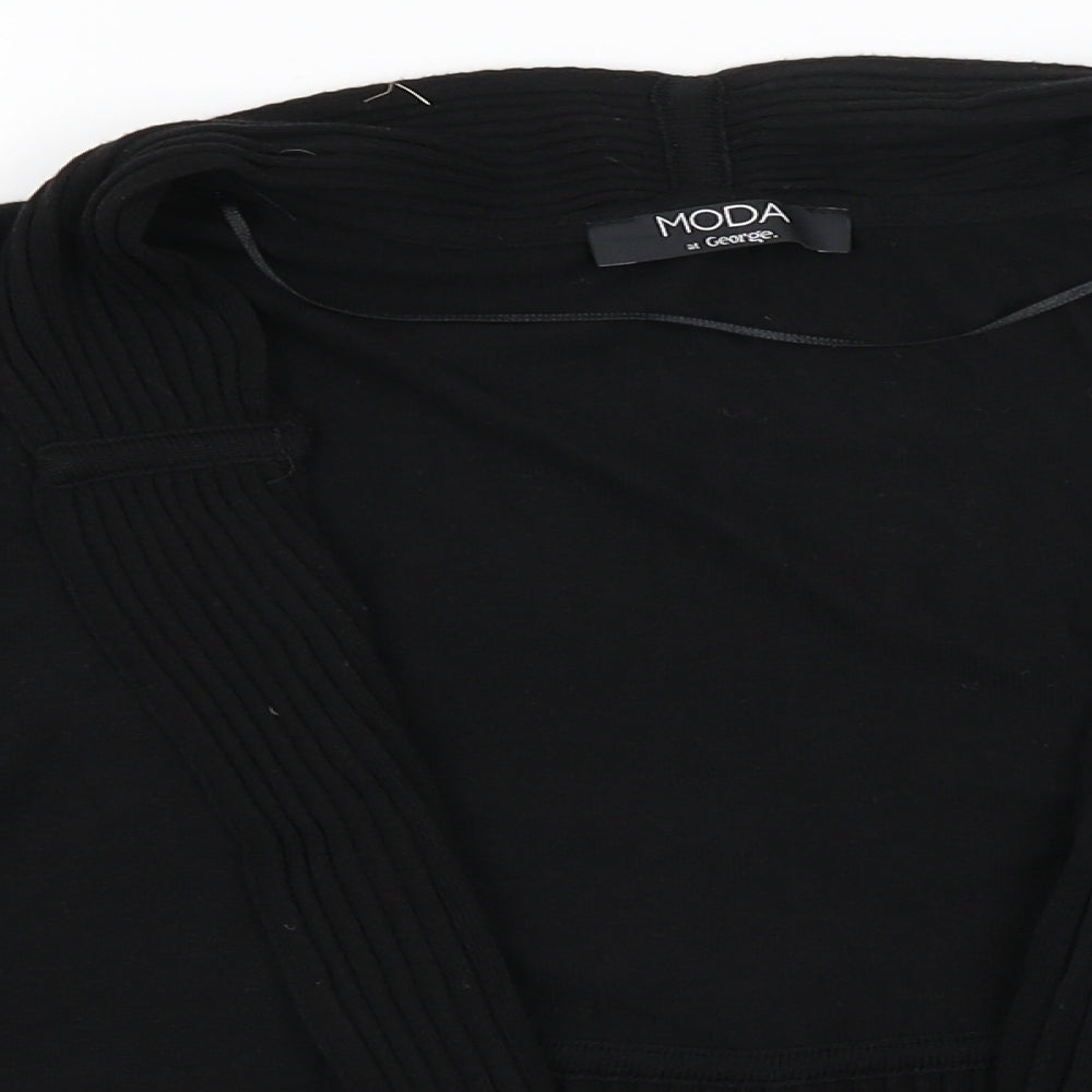 George Womens Black   Wrap Jumper Size 14