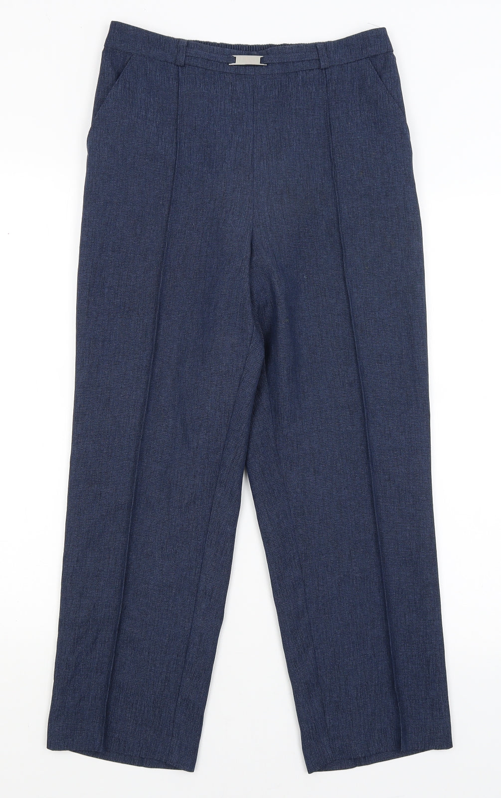 Honor Millburn Womens Blue   Trousers  Size 10 L24.5 in
