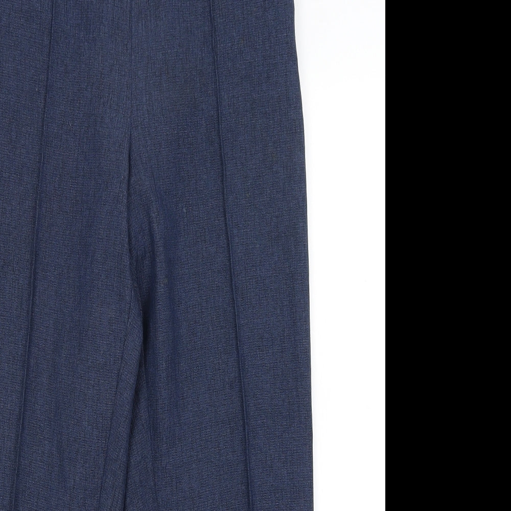 Honor Millburn Womens Blue   Trousers  Size 10 L24.5 in
