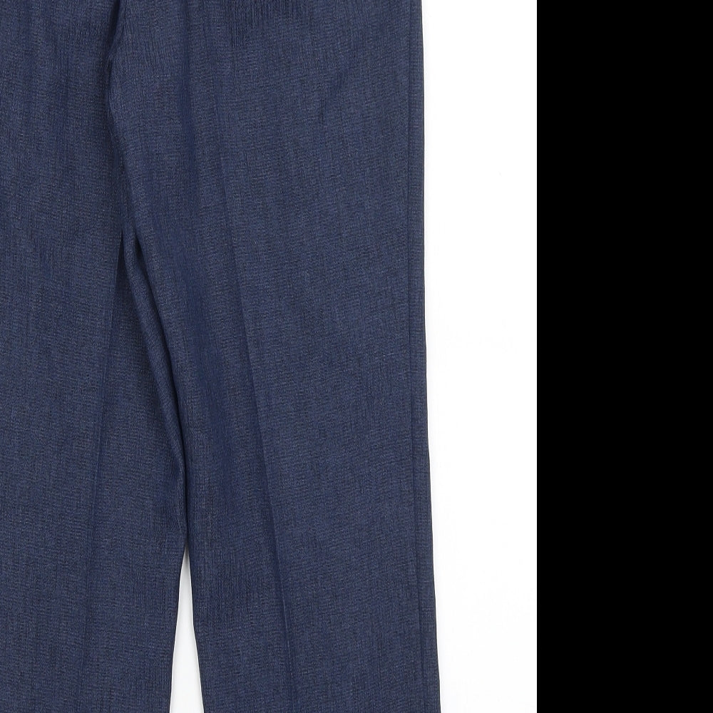 Honor Millburn Womens Blue   Trousers  Size 10 L24.5 in