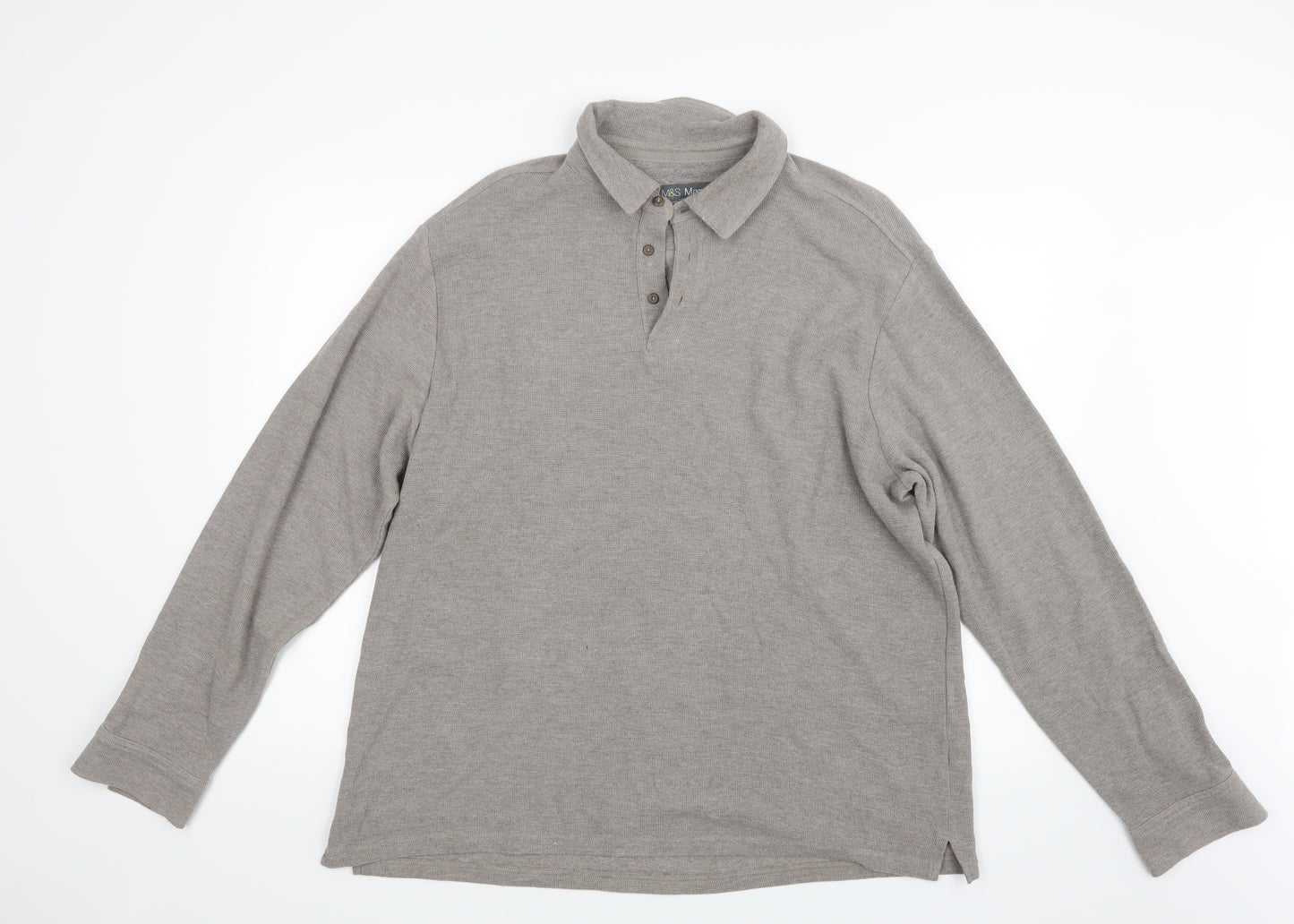 Marks and Spencer Mens Grey    T-Shirt Size XL