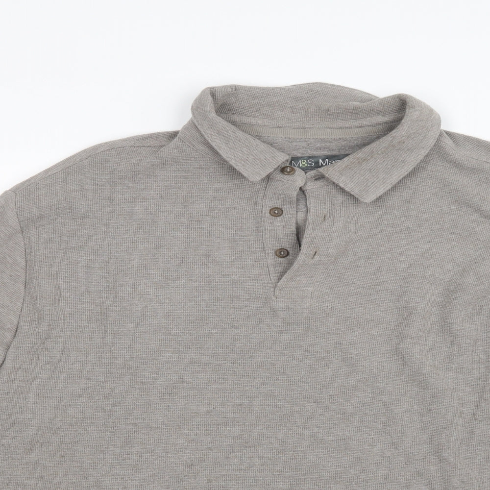 Marks and Spencer Mens Grey    T-Shirt Size XL