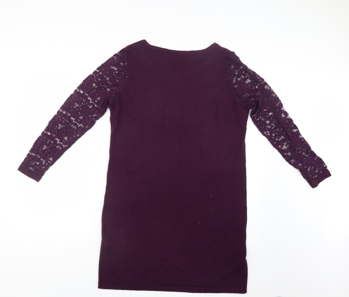 Wallis Womens Purple  Knit Pullover Jumper Size M