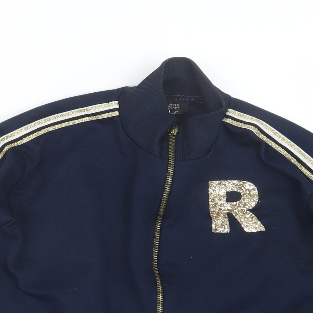 River Island Girls Blue   Jacket  Size 9-10 Years