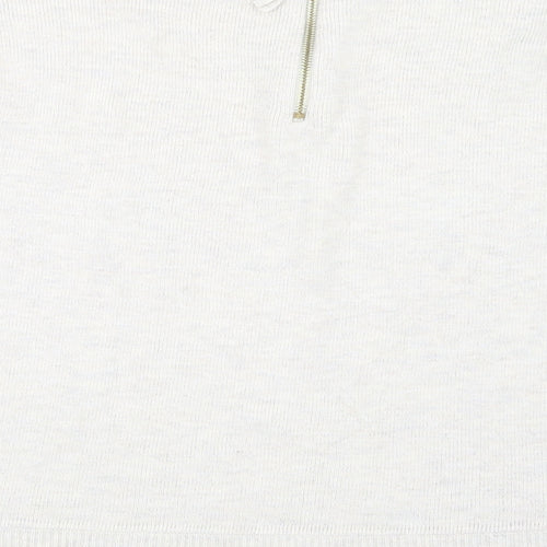 H&M Womens Beige  Knit Pullover Jumper Size XS