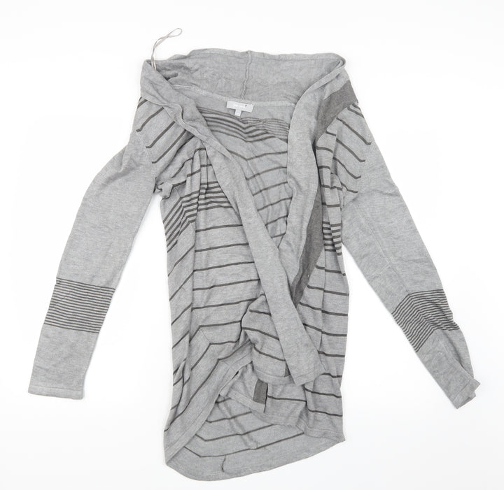 Per Una Womens Grey   Cardigan Jumper Size 14