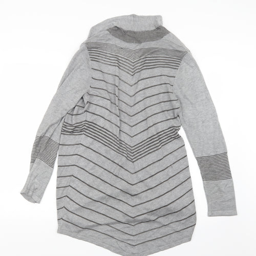 Per Una Womens Grey   Cardigan Jumper Size 14