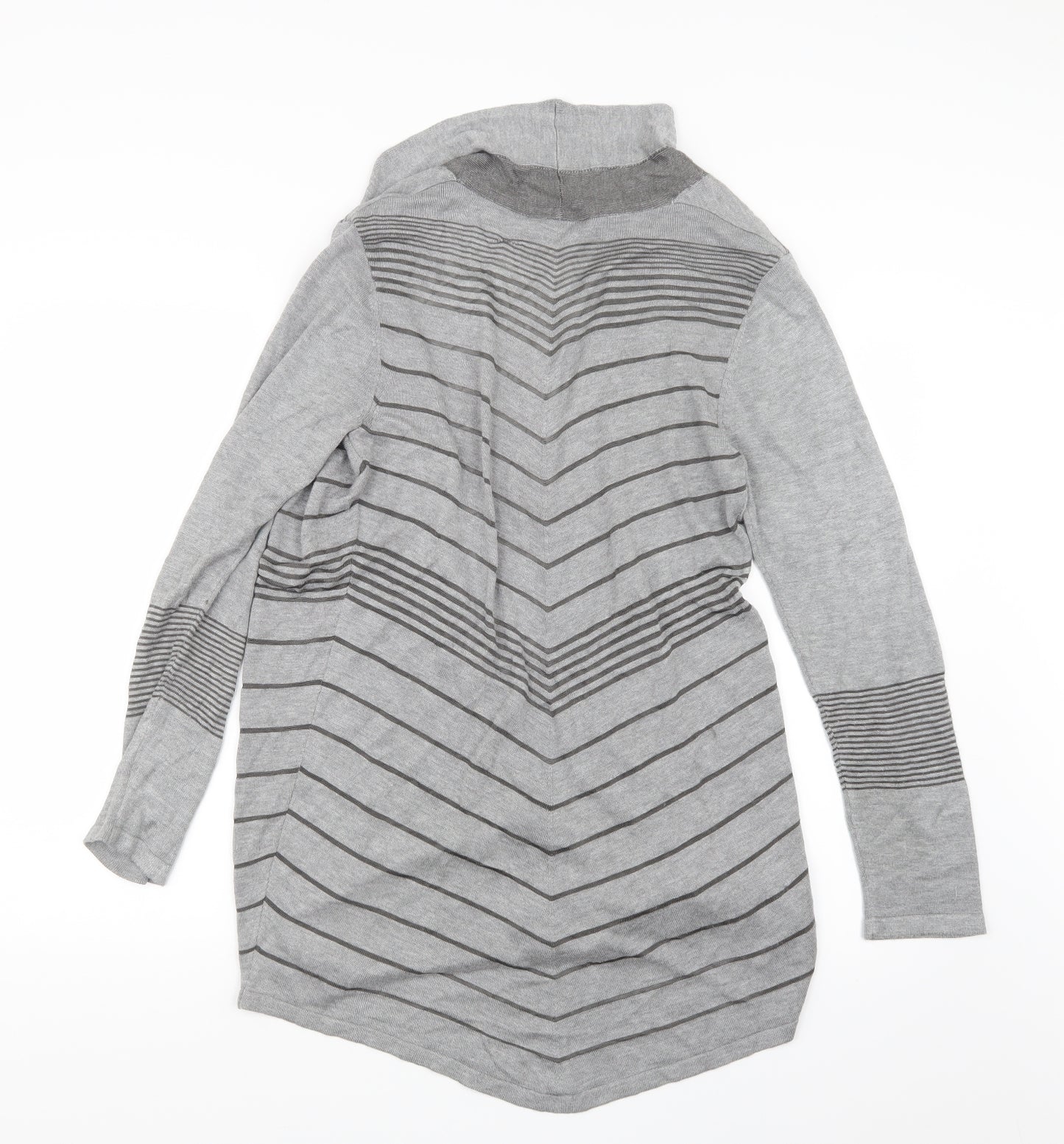 Per Una Womens Grey   Cardigan Jumper Size 14
