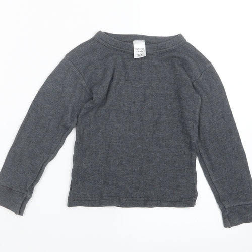 britwear.co.uk Boys Grey   Basic T-Shirt Size 3-4 Years