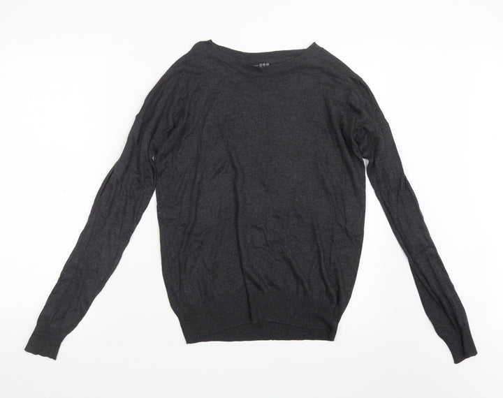 Atmosphere Womens Grey Knit Pullover Jumper Size 12