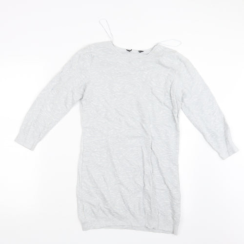 Dorothy Perkins Womens Grey   Pullover Jumper Size 10