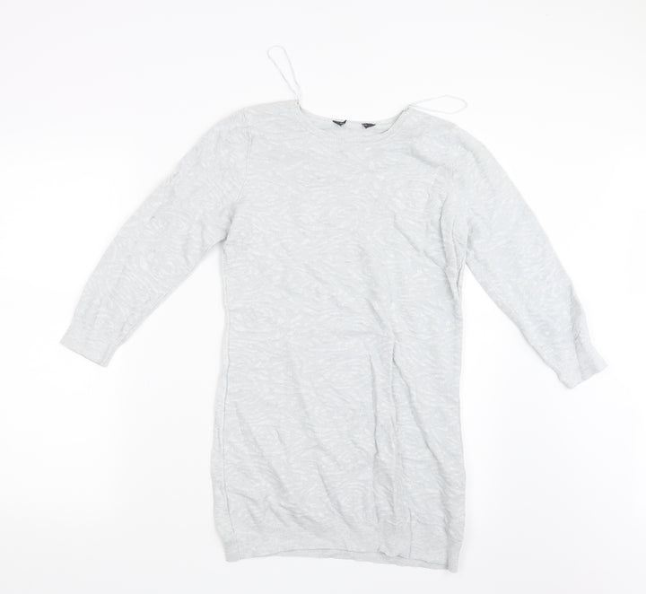 Dorothy Perkins Womens Grey   Pullover Jumper Size 10