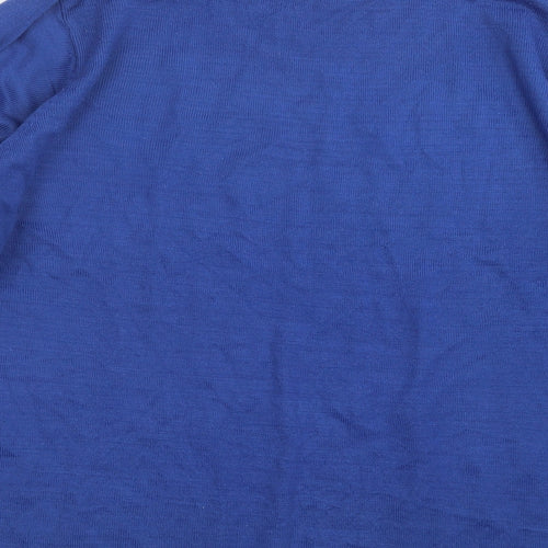 EWM Womens Blue  Knit Pullover Jumper Size 18