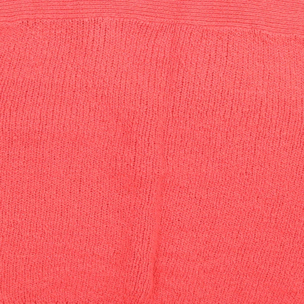 Preworn Womens Pink  Knit Pullover Jumper Size M