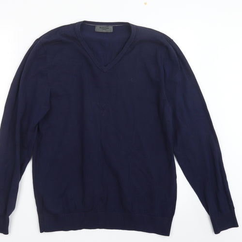 Burton Mens Blue  Knit Pullover Jumper Size L