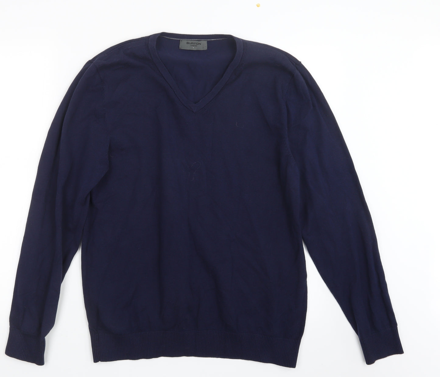 Burton Mens Blue  Knit Pullover Jumper Size L