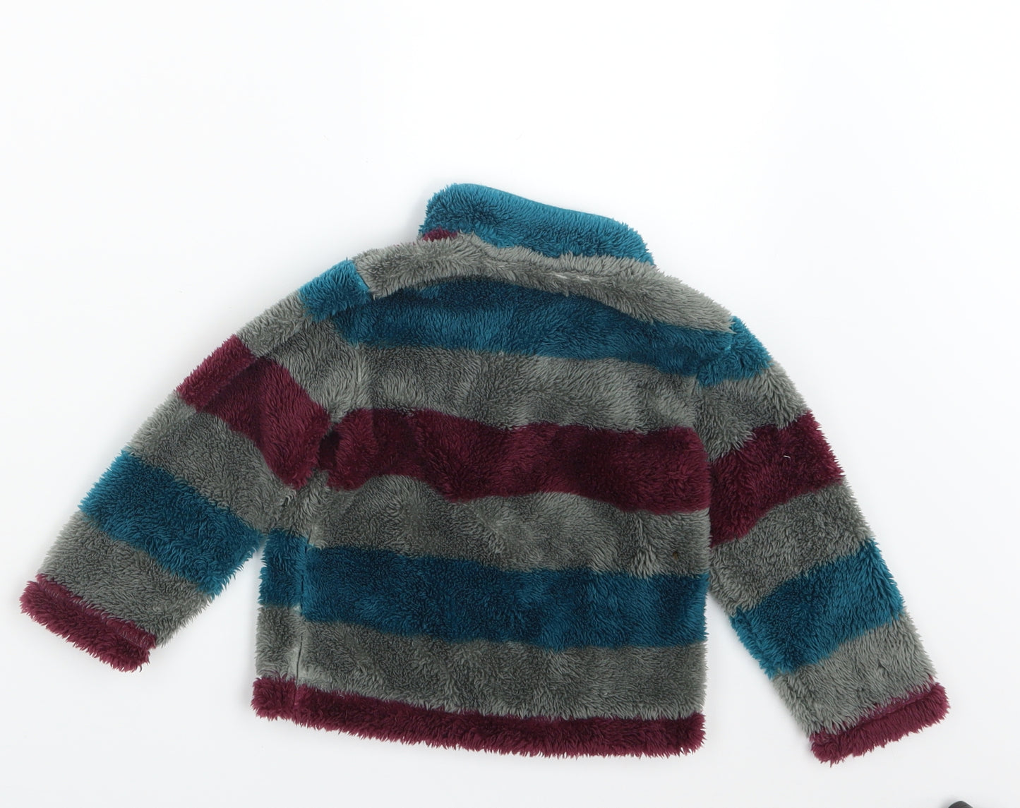 M&Co Baby Grey Striped  Pullover Jumper Size 12-18 Months