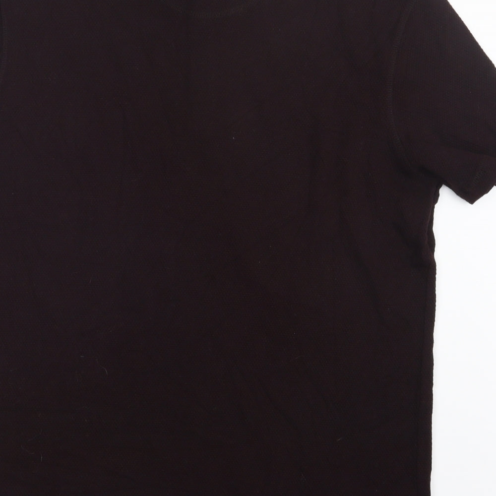 TU Mens Purple    Polo Size L