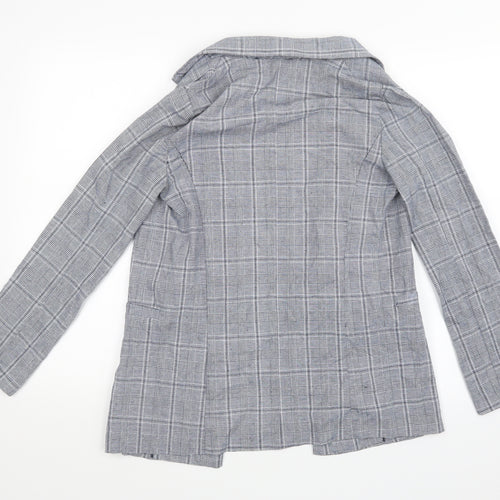 Primark Womens Blue Check  Jacket  Size 8