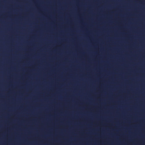 Preworn Womens Blue   Straight & Pencil Skirt Size 44 in