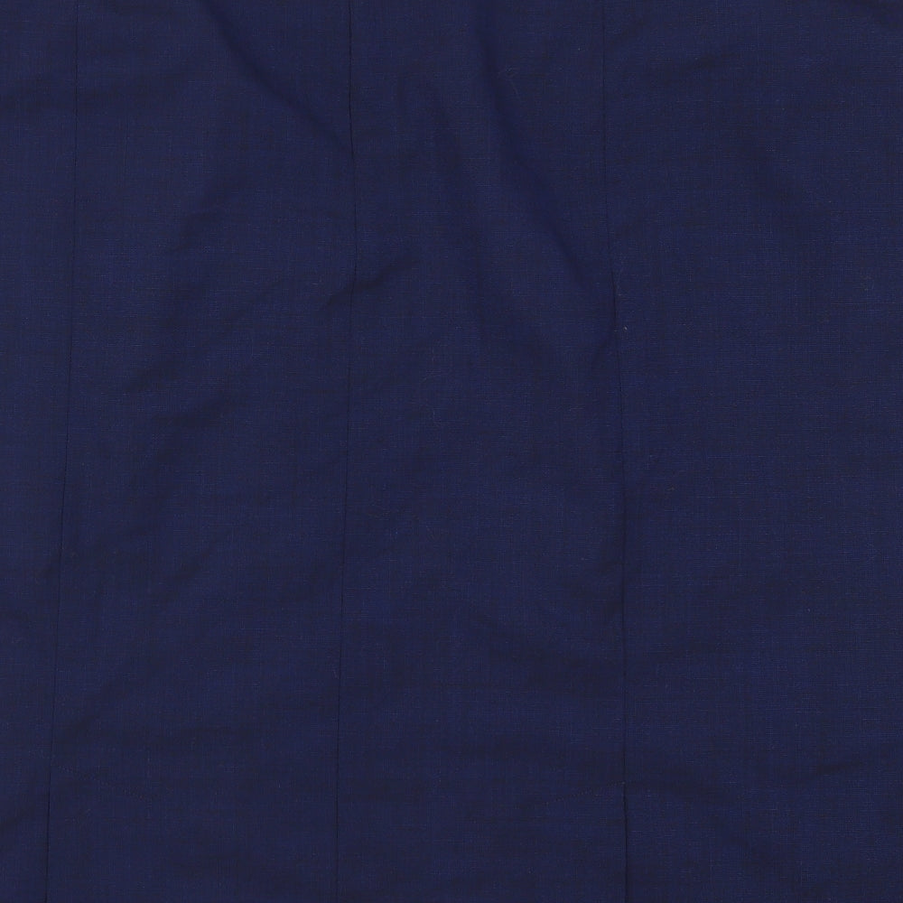 Preworn Womens Blue   Straight & Pencil Skirt Size 44 in