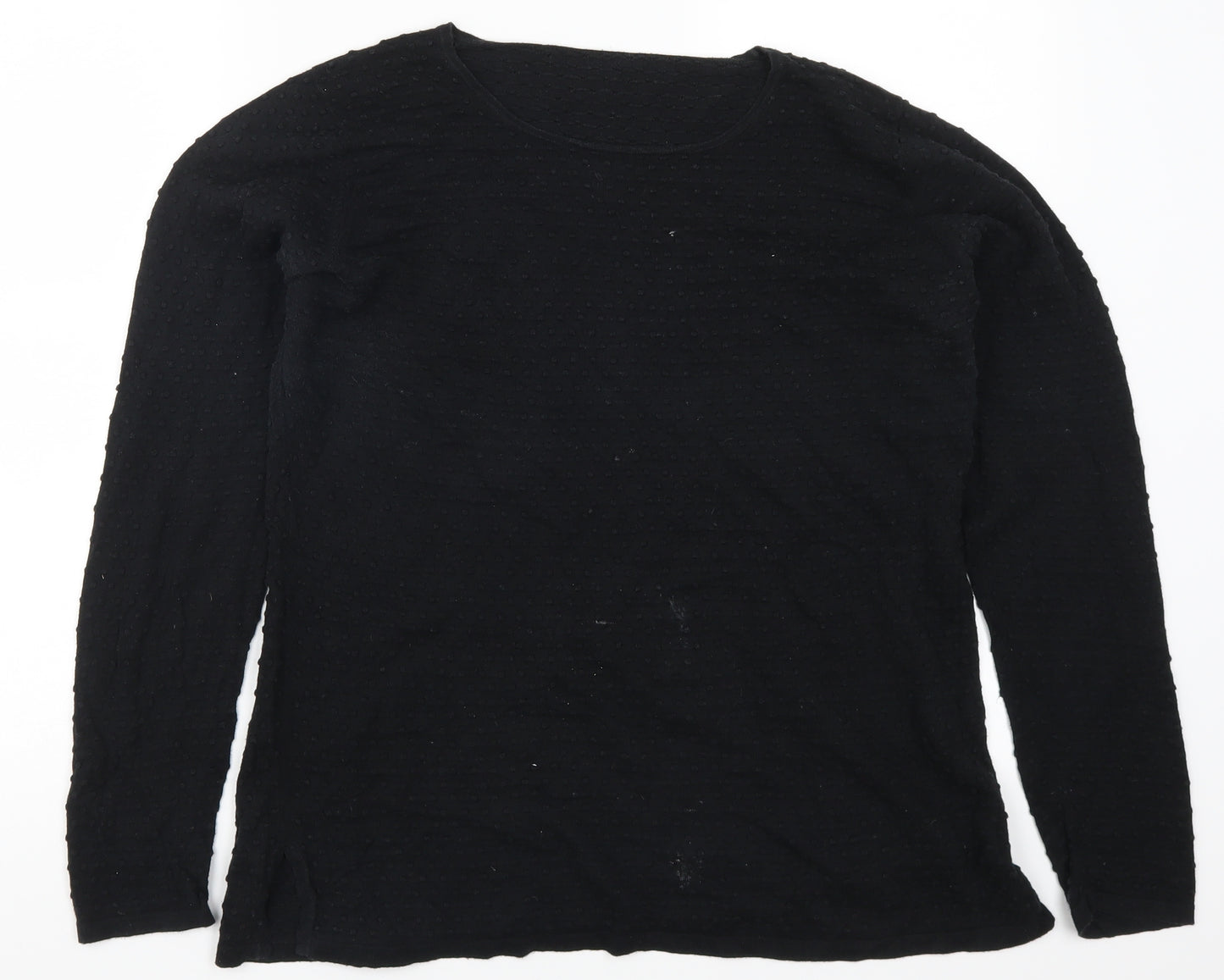 Preworn Womens Black   Basic T-Shirt Size L