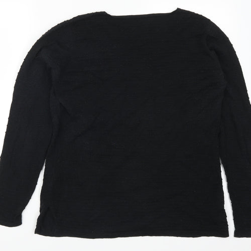 Preworn Womens Black   Basic T-Shirt Size L