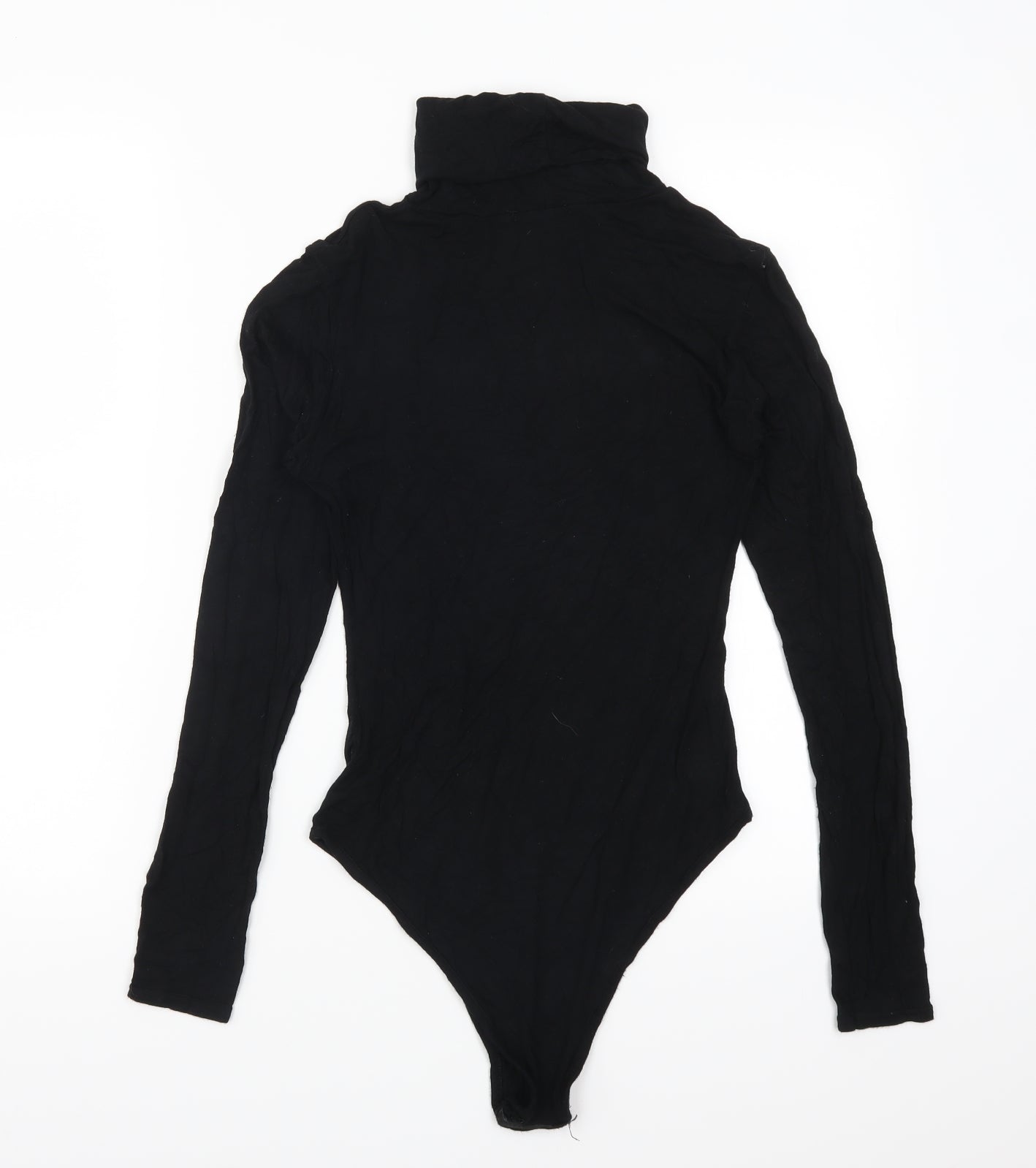 PRETTYLITTLETHING Womens Black   Bodysuit One-Piece Size 10  - Little Sweet Lies