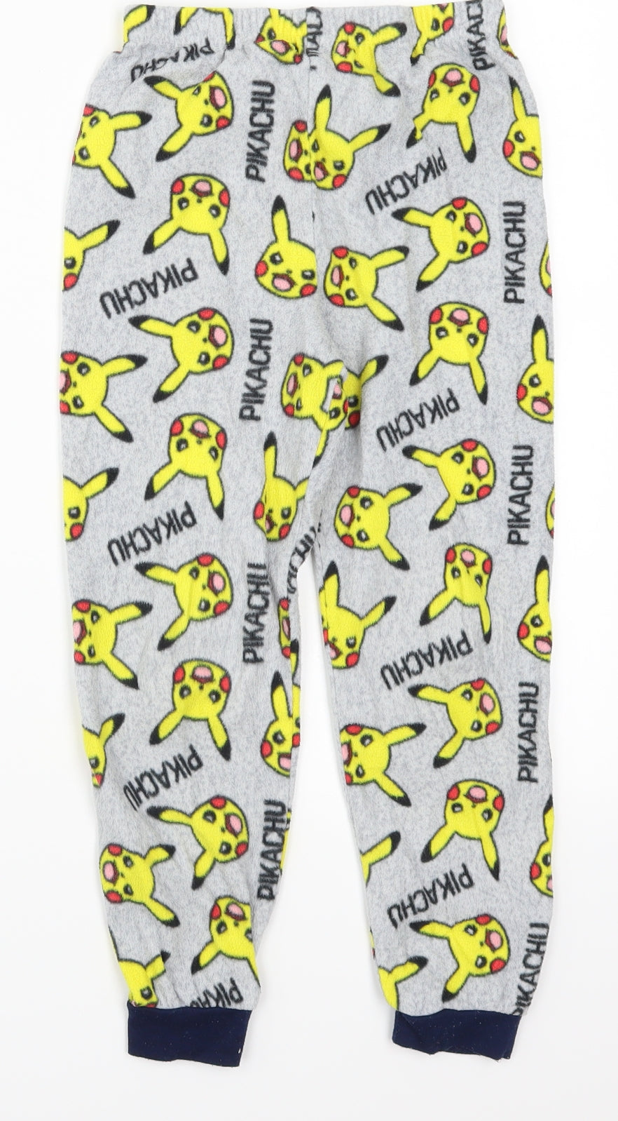Primark Boys Grey   Sweatpants Trousers Size 7-8 Years - Pikachu Pokemon Loungewear