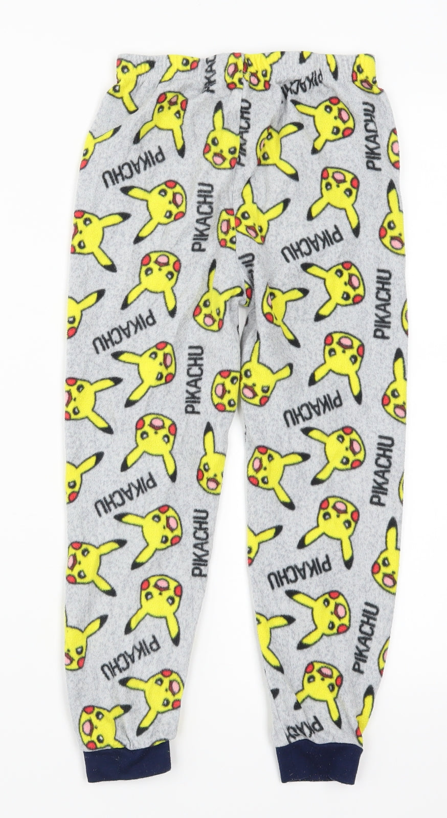 Primark Boys Grey   Sweatpants Trousers Size 7-8 Years - Pikachu Pokemon Loungewear