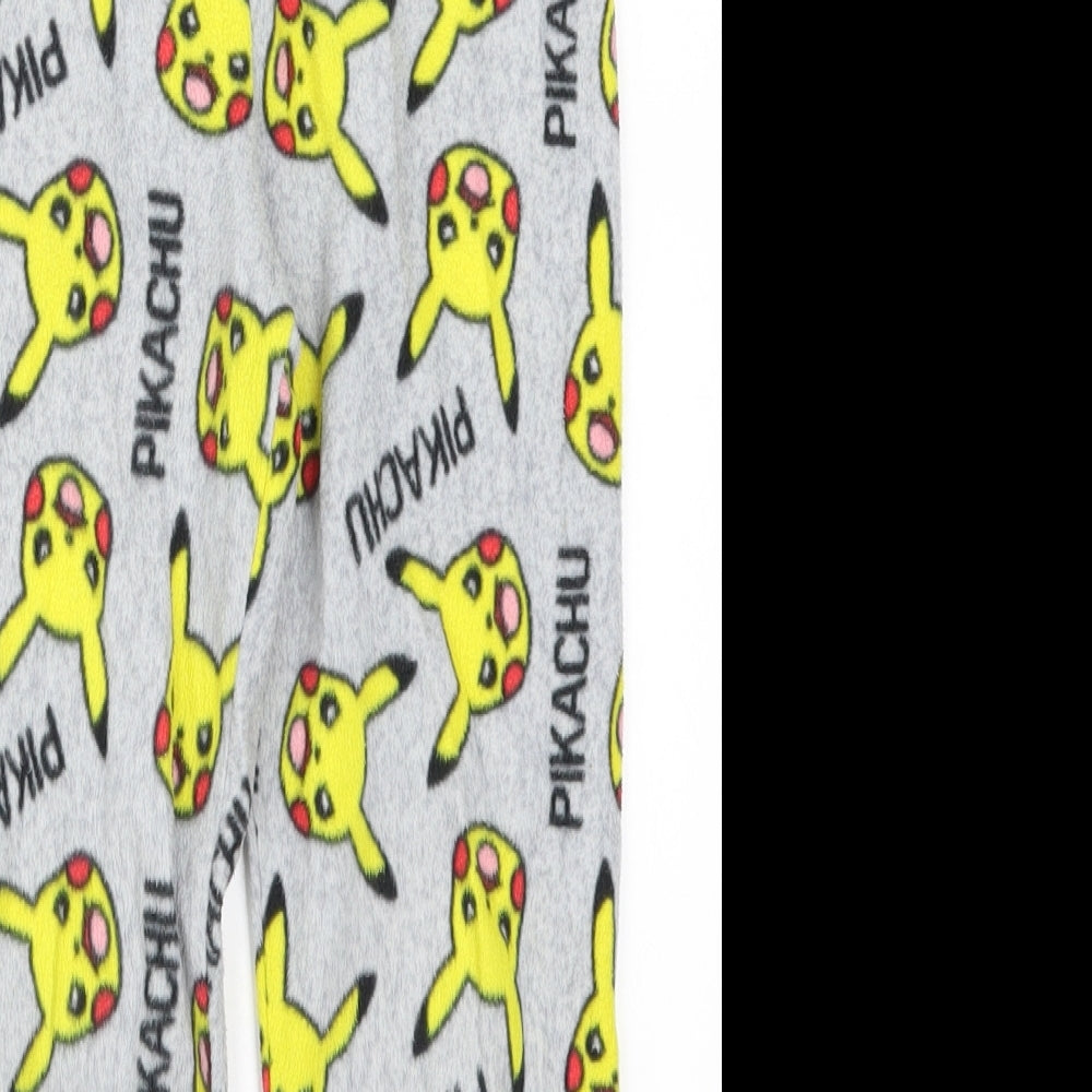 Primark Boys Grey   Sweatpants Trousers Size 7-8 Years - Pikachu Pokemon Loungewear