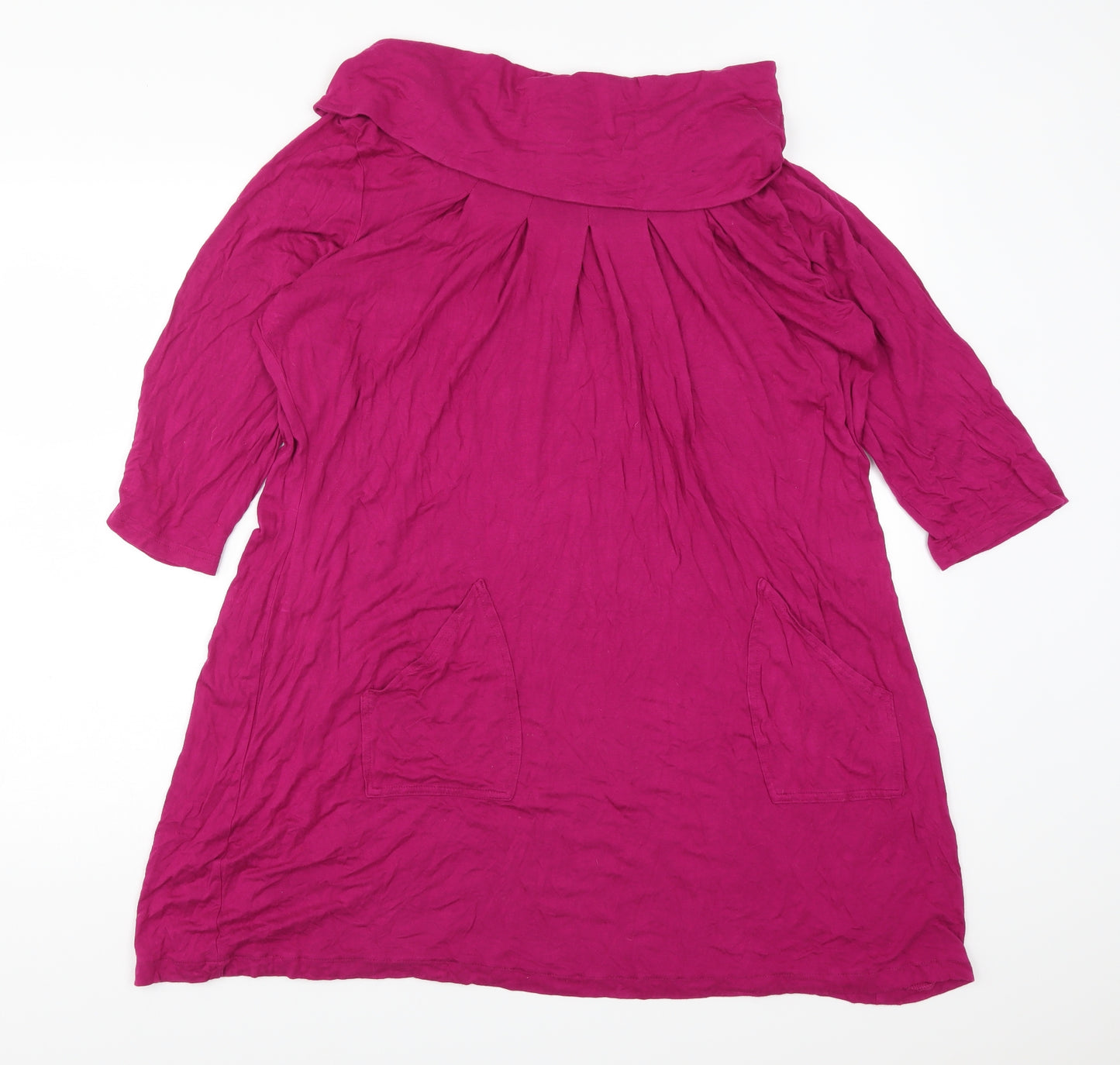 Crizby Womens Pink   T-Shirt Dress  Size L