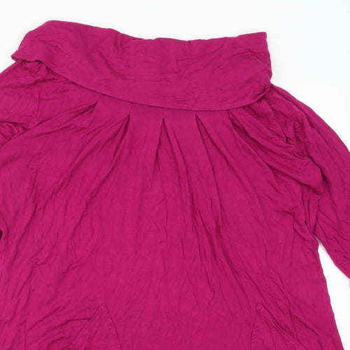 Crizby Womens Pink   T-Shirt Dress  Size L