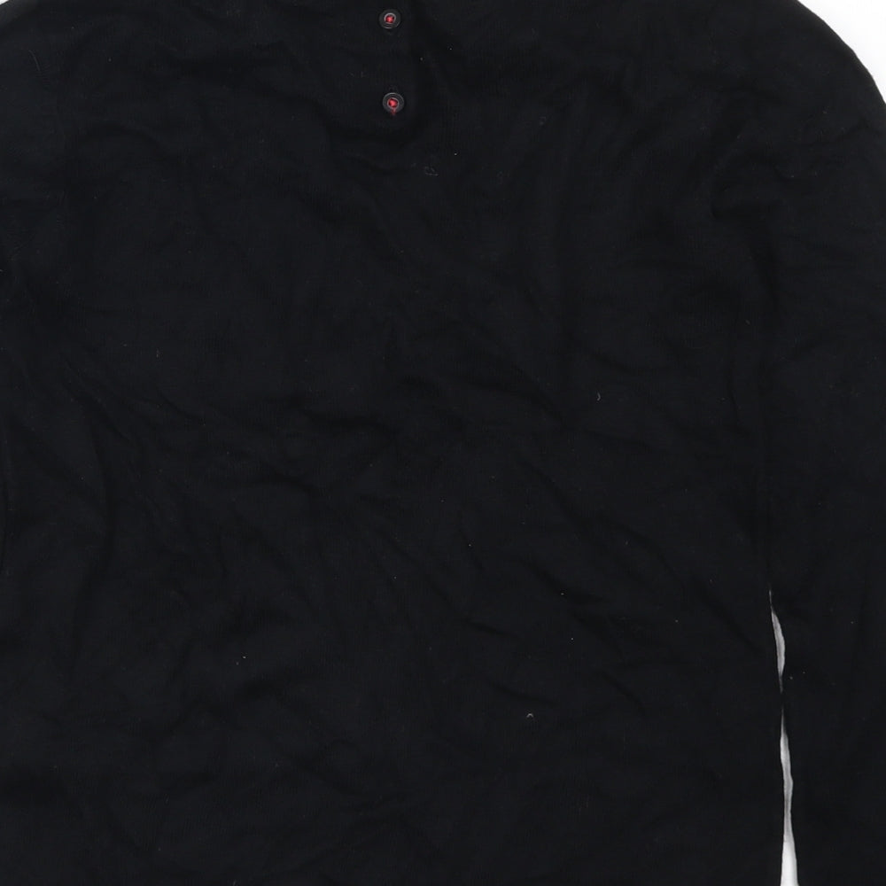 Marks and Spencer Girls Black   Pullover Jumper Size 11-12 Years
