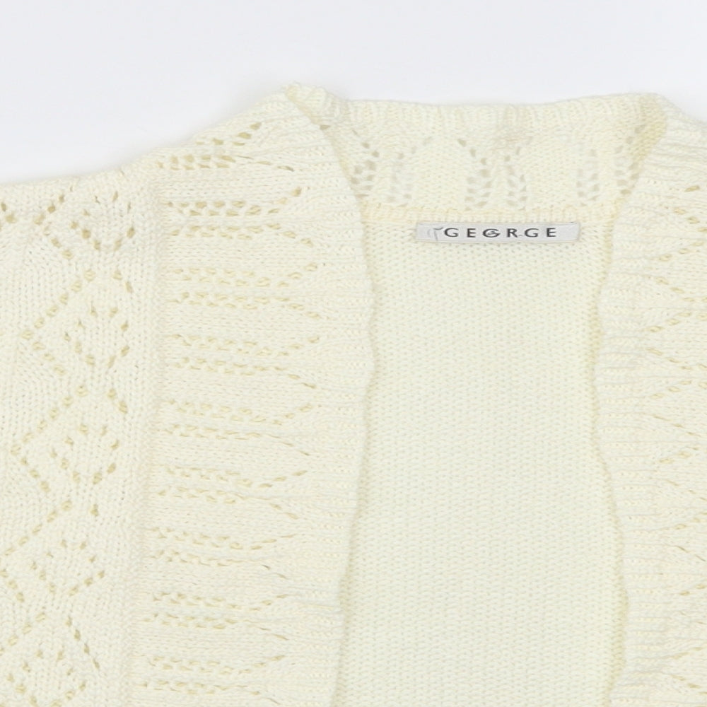 George Womens Ivory   Cardigan Jumper Size 20