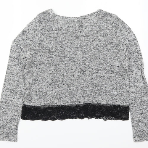 H&M Womens Grey   Basic T-Shirt Size M
