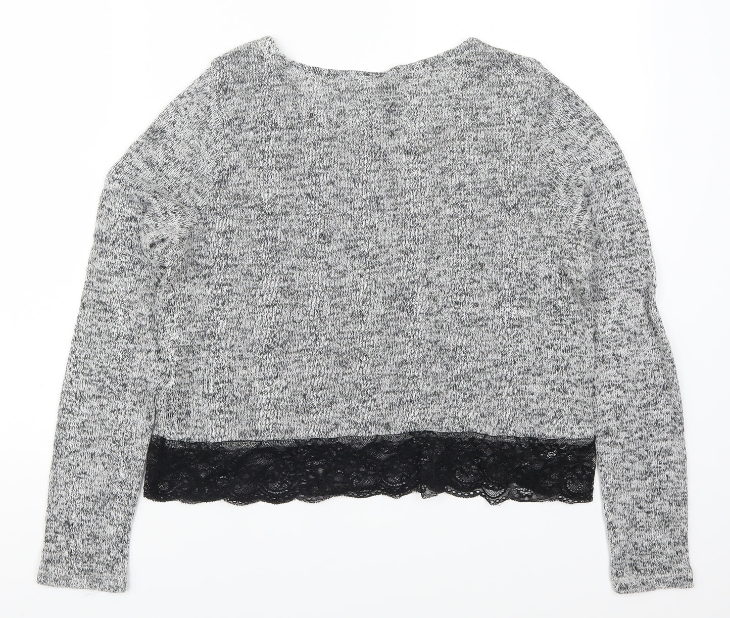 H&M Womens Grey   Basic T-Shirt Size M