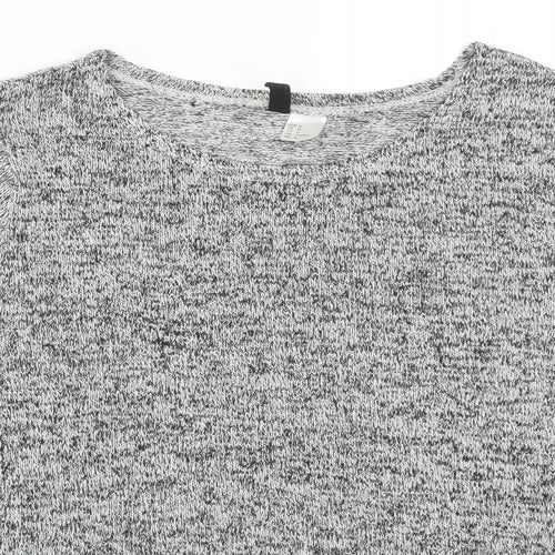 H&M Womens Grey   Basic T-Shirt Size M
