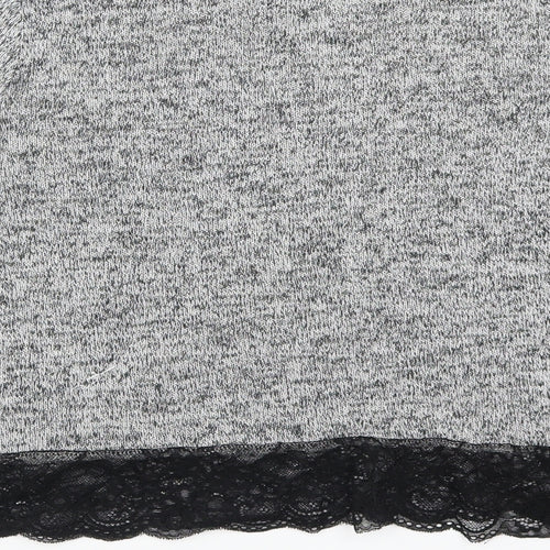 H&M Womens Grey   Basic T-Shirt Size M