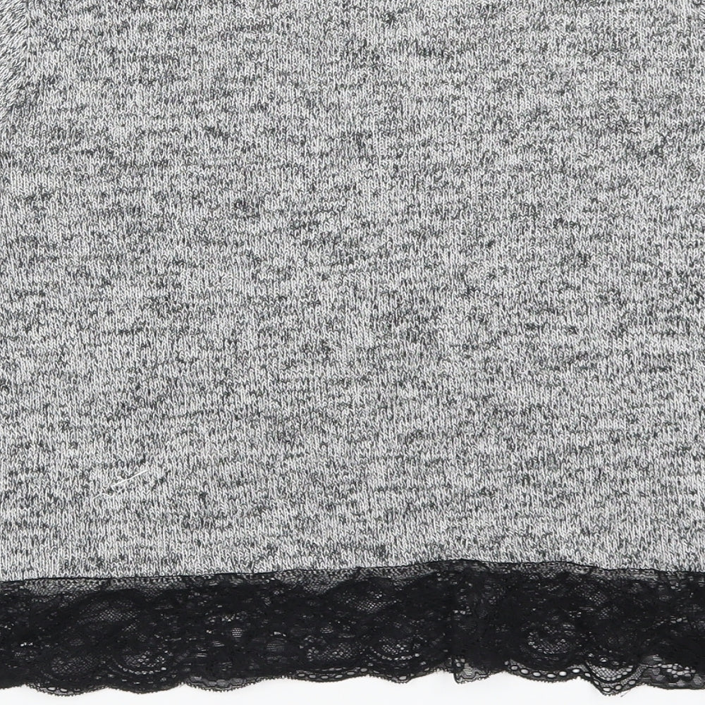H&M Womens Grey   Basic T-Shirt Size M