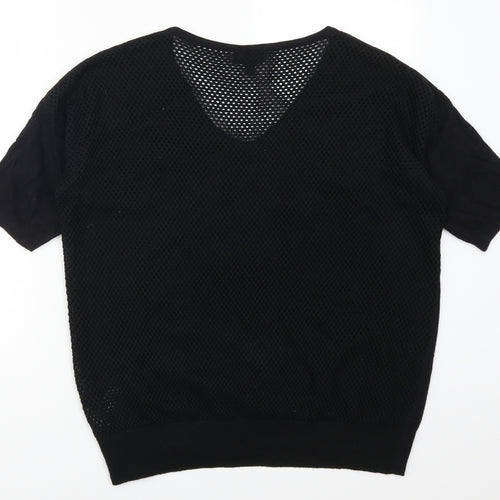 Topshop Womens Black   Pullover Jumper Size 10
