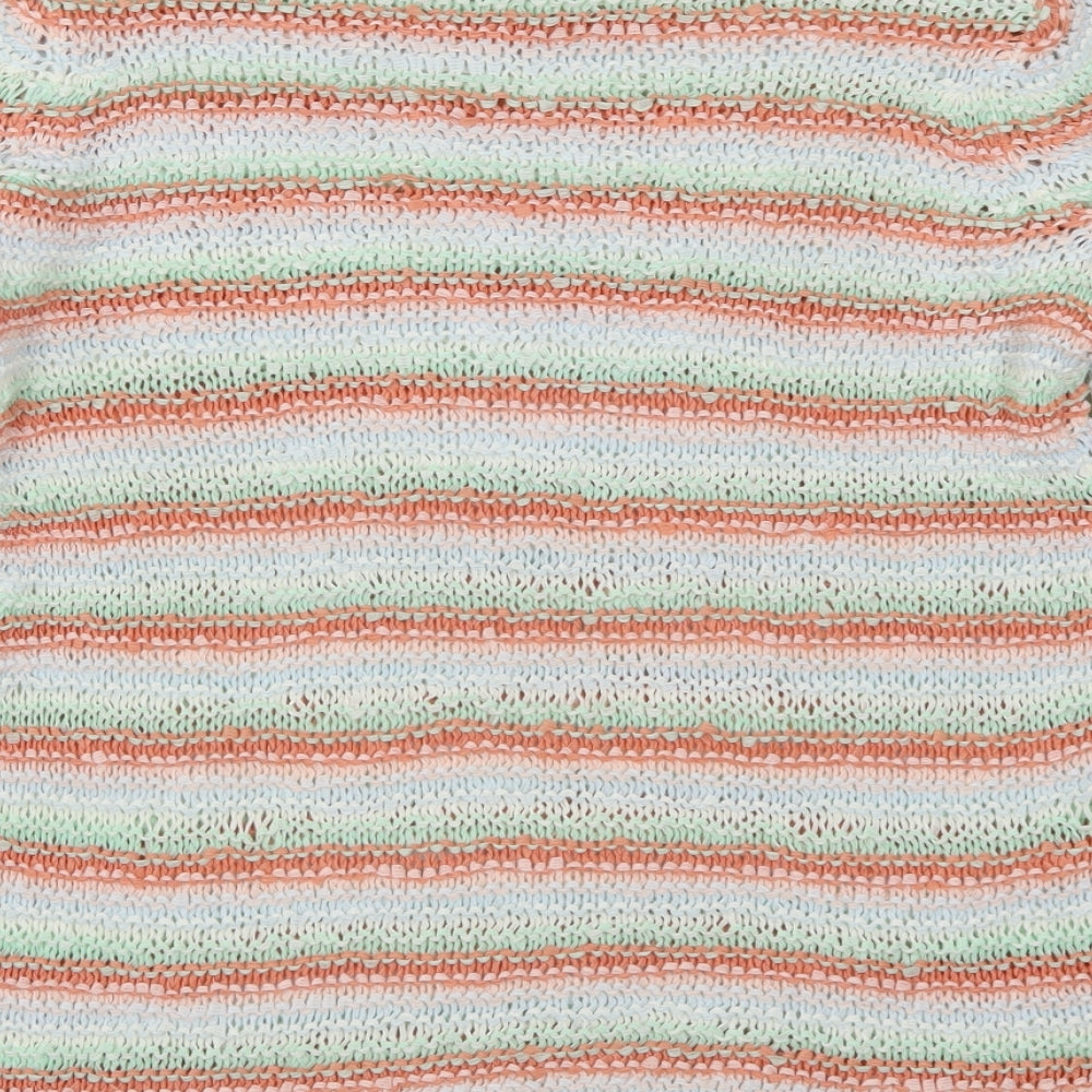 ESMARA Womens Multicoloured Striped Knit Pullover Jumper Size S