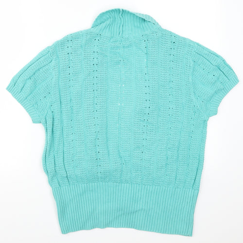 Milla Womens Blue  Knit Cardigan Jumper Size XL