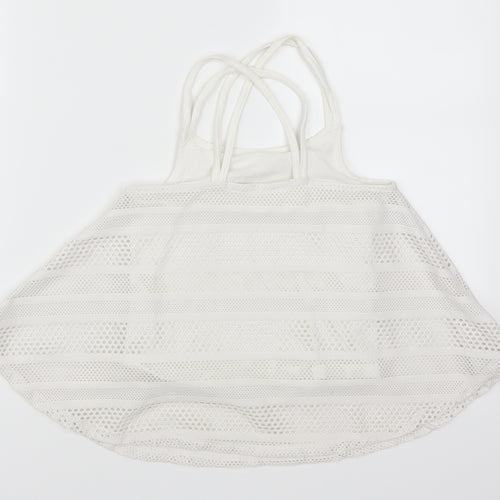Candy Couture Girls White   Basic Tank Size 9 Years