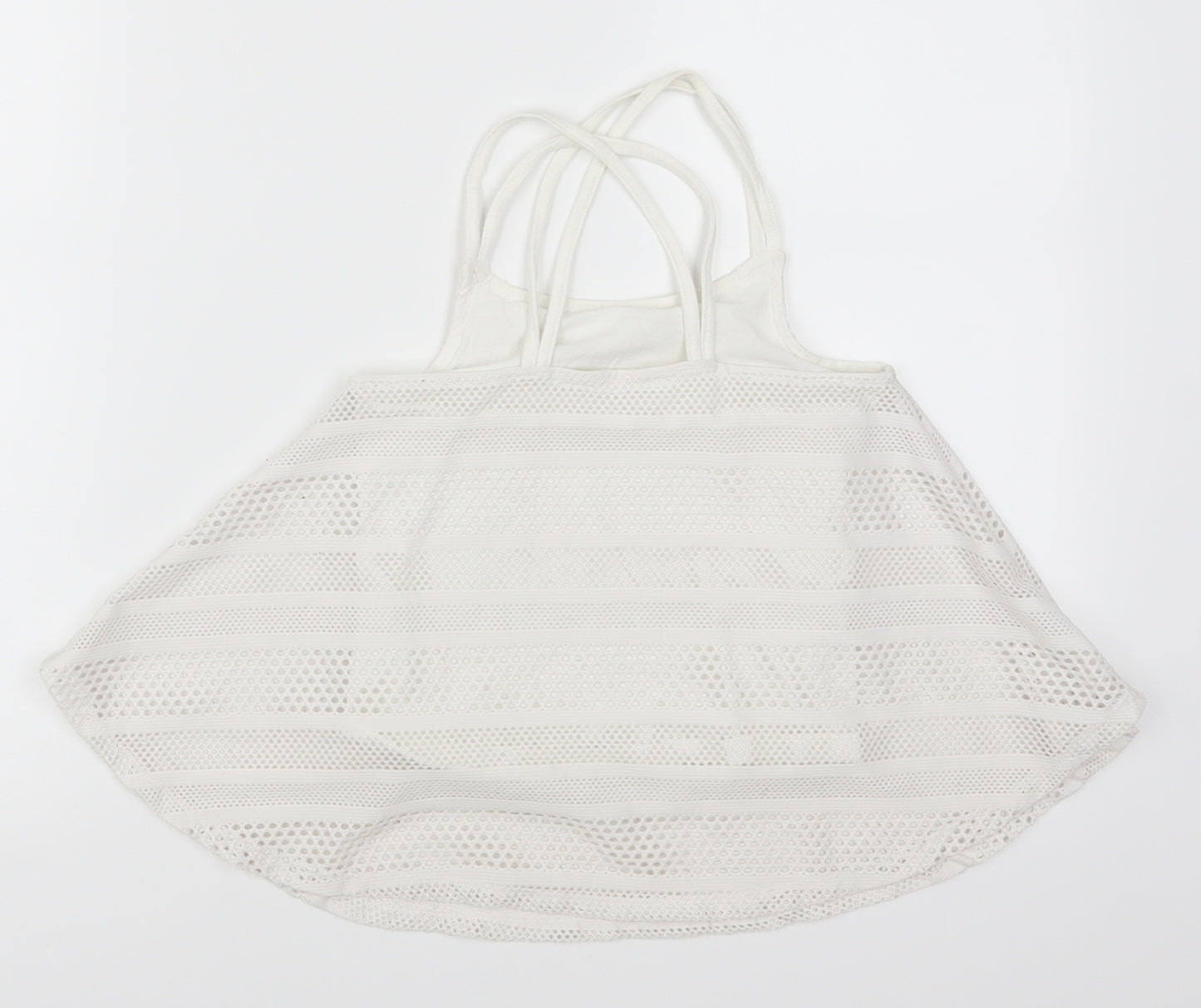Candy Couture Girls White   Basic Tank Size 9 Years